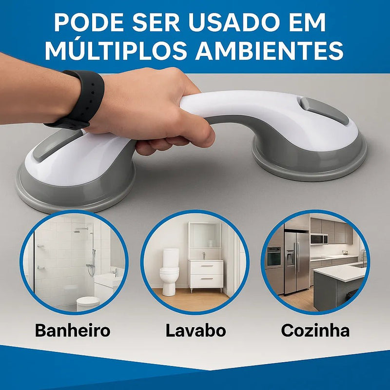 Barra de Apoio Portátil para Banheiro - Tá na Mão