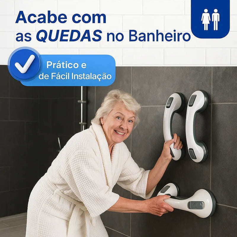 Barra de Apoio Portátil para Banheiro - Tá na Mão