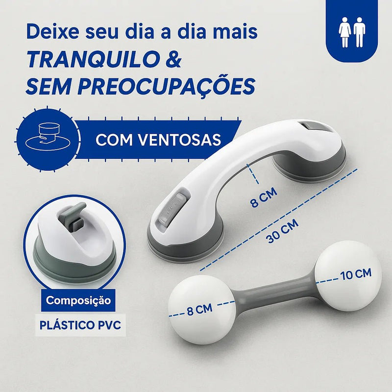 Barra de Apoio Portátil para Banheiro - Tá na Mão