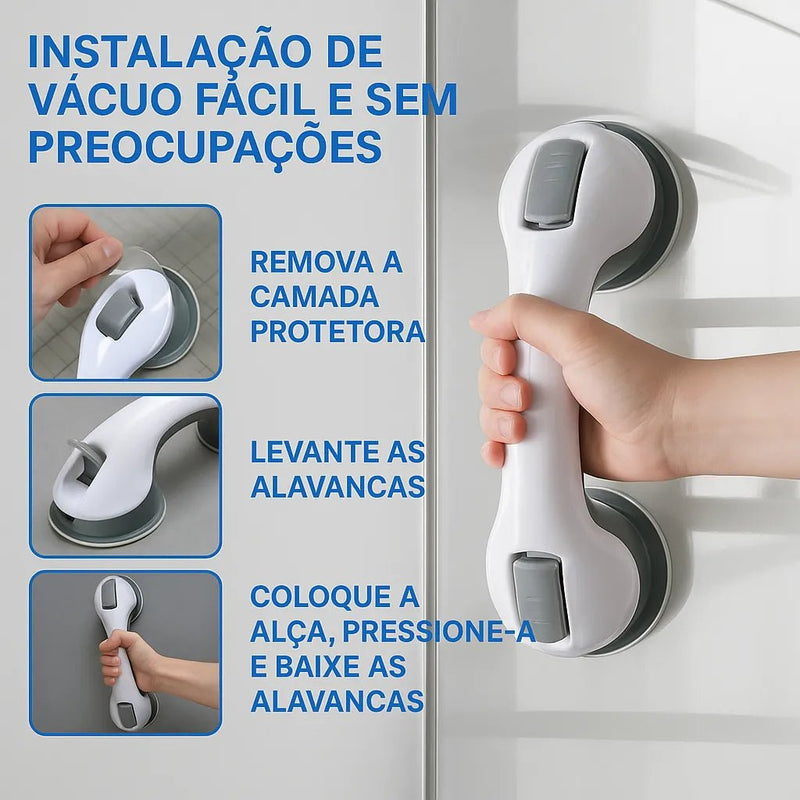 Barra de Apoio Portátil para Banheiro - Tá na Mão
