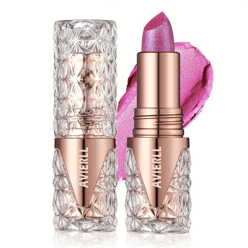 Batom Brilho Fino - Glitter Aura - Beleza Duradoura e Macia - Tá na Mão