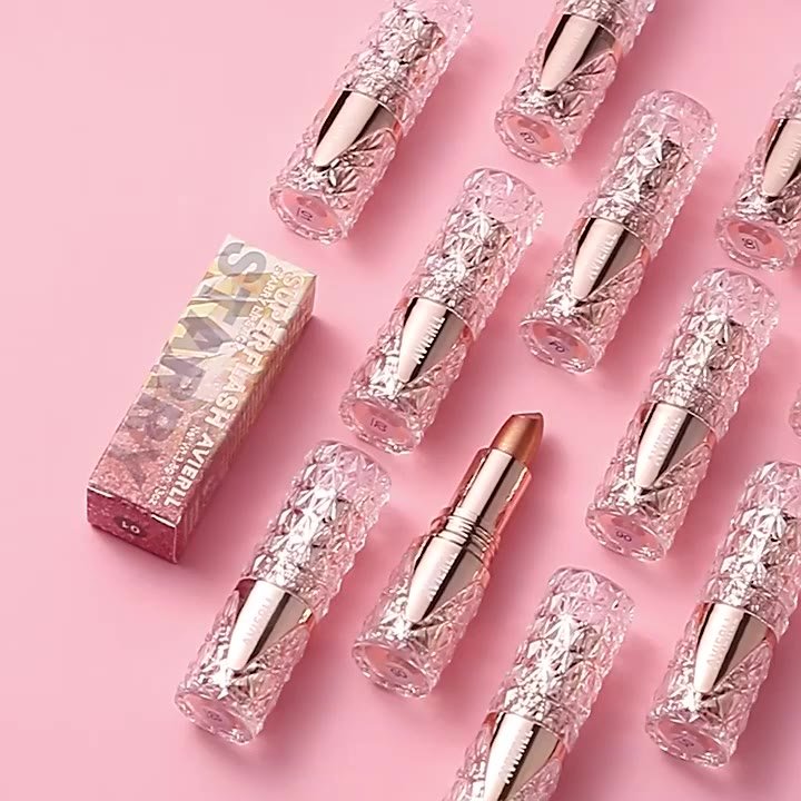 Batom Brilho Fino - Glitter Aura - Beleza Duradoura e Macia - Tá na Mão