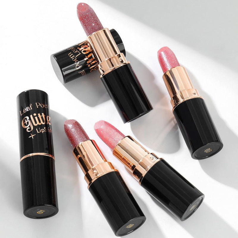 Batom com Glitter: Hydrating Shine - Glitter LipStick - Tá na Mão