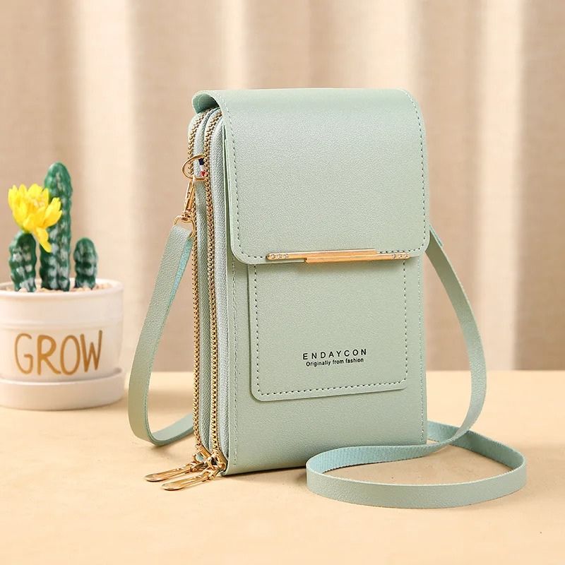 Bolsa Feminina de Ombro Compacta Touch - RFID Anti - furto - Tá na Mão