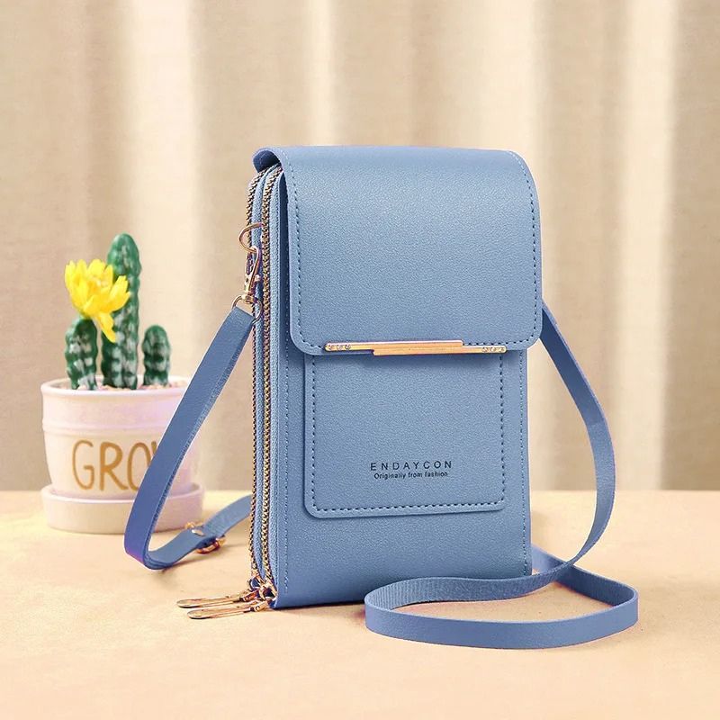 Bolsa Feminina de Ombro Compacta Touch - RFID Anti - furto - Tá na Mão