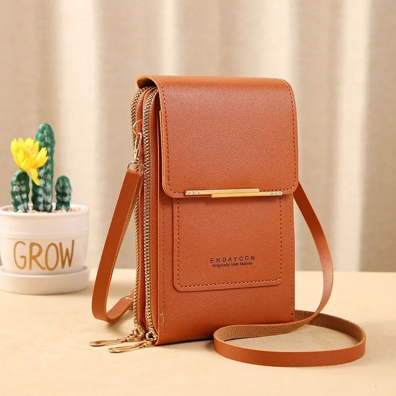 Bolsa Feminina de Ombro Compacta Touch - RFID Anti - furto - Tá na Mão