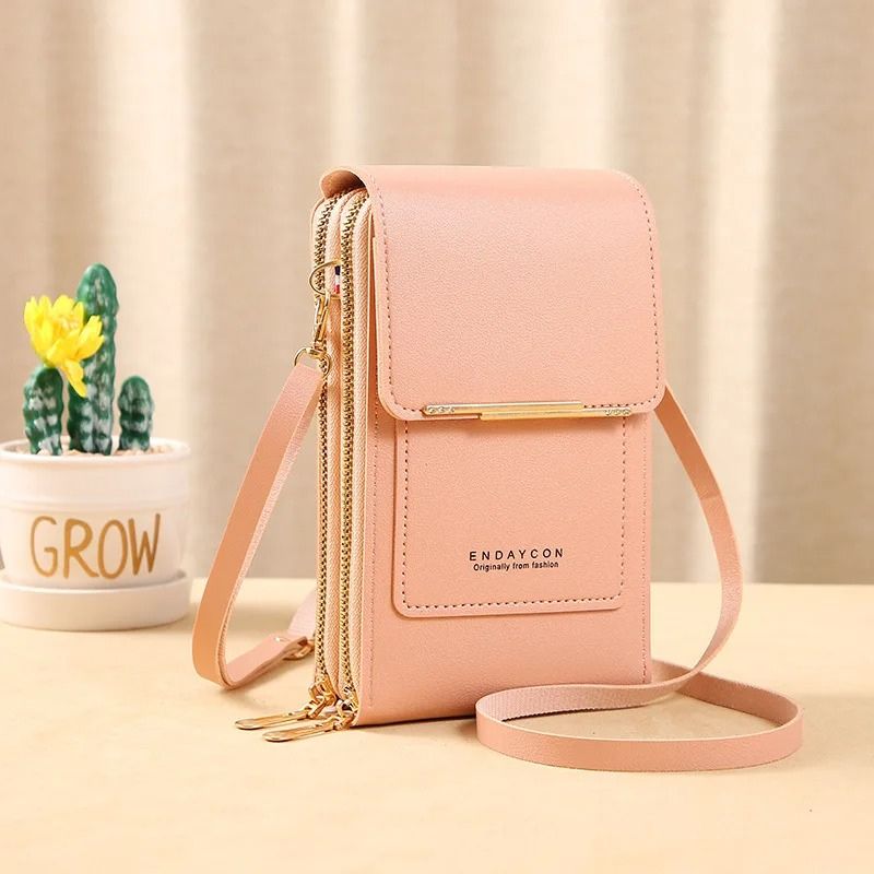 Bolsa Feminina de Ombro Compacta Touch - RFID Anti - furto - Tá na Mão