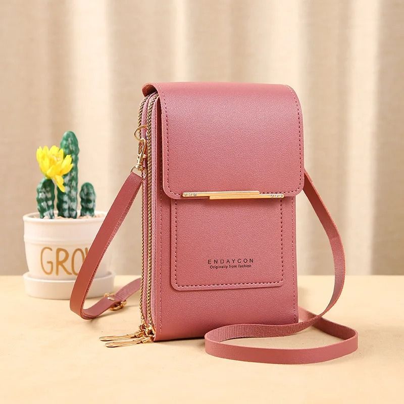 Bolsa Feminina de Ombro Compacta Touch - RFID Anti - furto - Tá na Mão