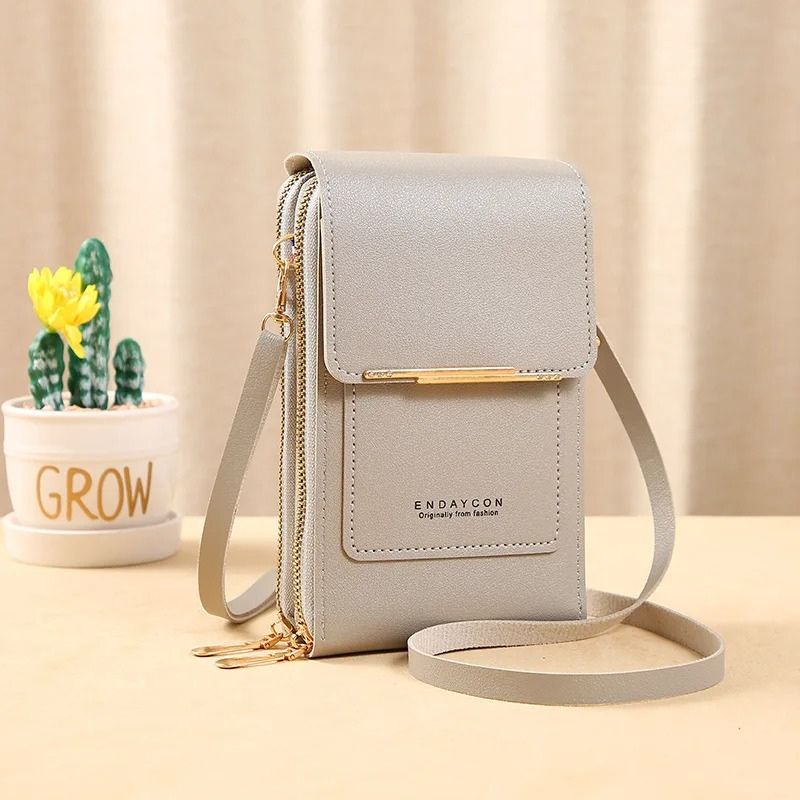 Bolsa Feminina de Ombro Compacta Touch - RFID Anti - furto - Tá na Mão