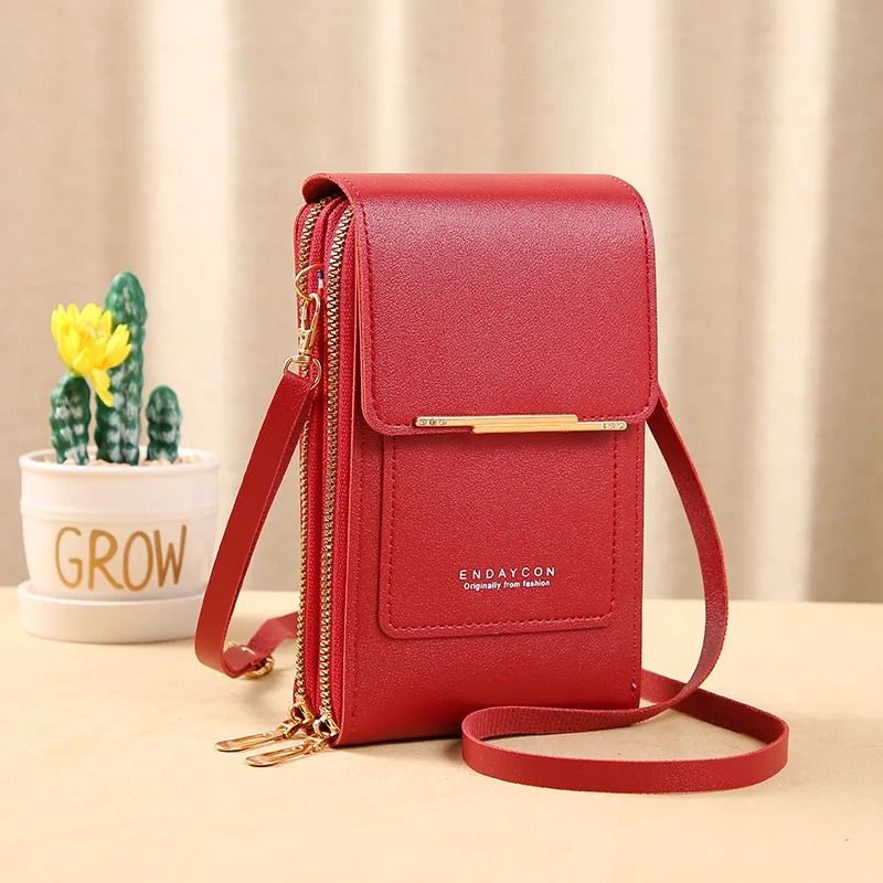 Bolsa Feminina de Ombro Compacta Touch - RFID Anti - furto - Tá na Mão
