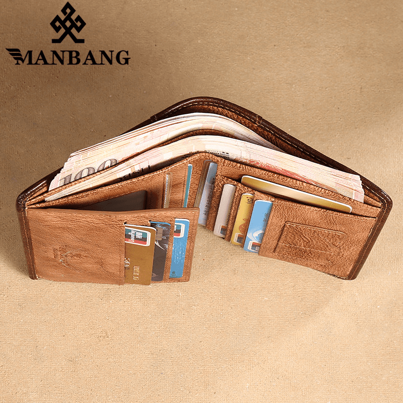 Carteira de Couro ProtectBang™ com Sistema Antifurto RFID (Últimas Unidades) - Tá na Mão