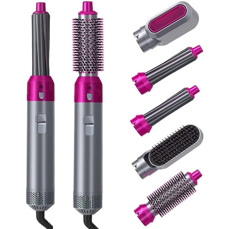 Escova Modeladora 5 em 1: Volume para Cabelos Perfeitos - Tá na Mão