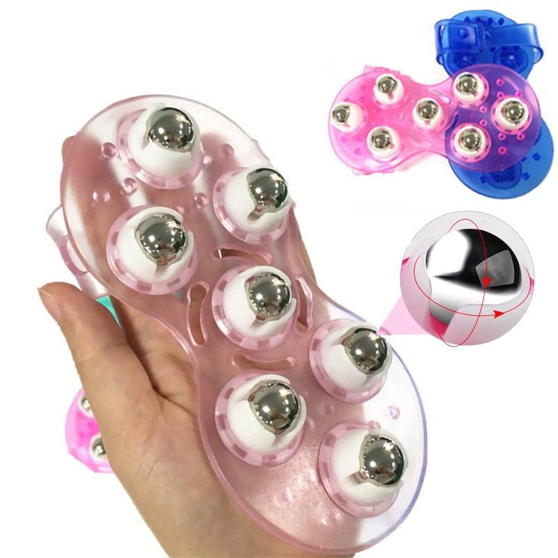 Luva Massageadora Ergonômica Profissional com 7 Esferas - Tá na Mão