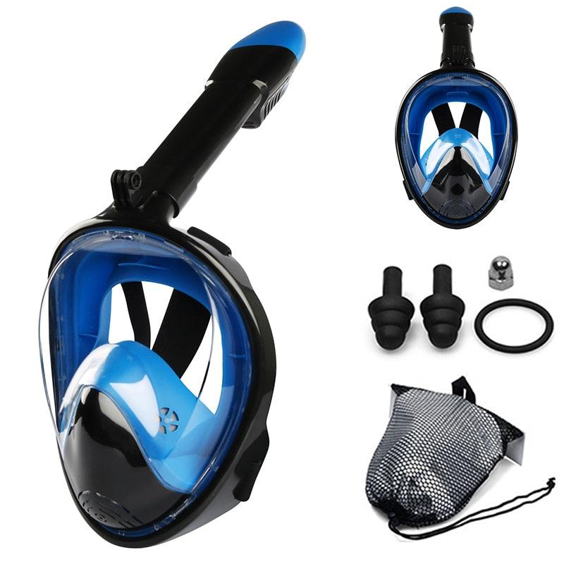 Máscara de Mergulho com Suporte para Câmera GoPro - Tá na Mão