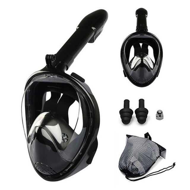 Máscara de Mergulho com Suporte para Câmera GoPro - Tá na Mão