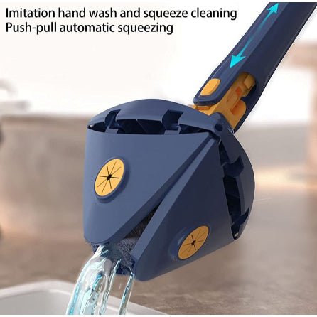 Novo Esfregão Mop 360° Triangular: Limpeza Prática e Eficiente - Tá na Mão