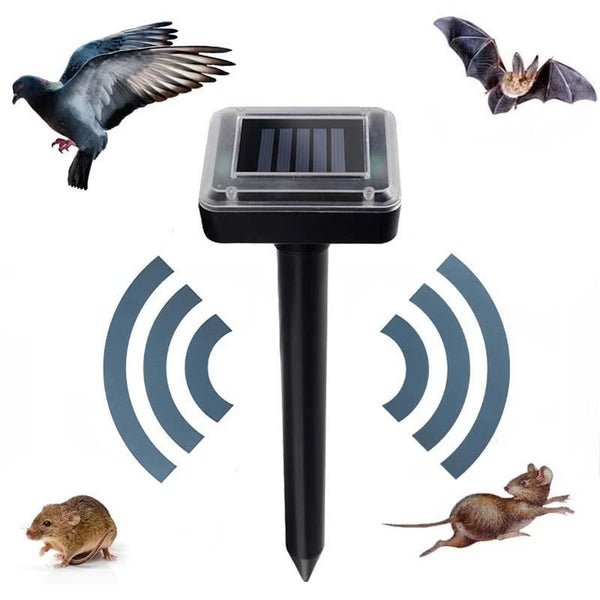 Repelente Solar Ultra Sônico Espanta Pragas - Tá na Mão