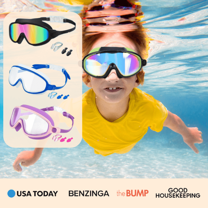 SplashyEyes™ Goggles: Comfort & Confidence para Nadar Sem Preocupações - Tá na Mão