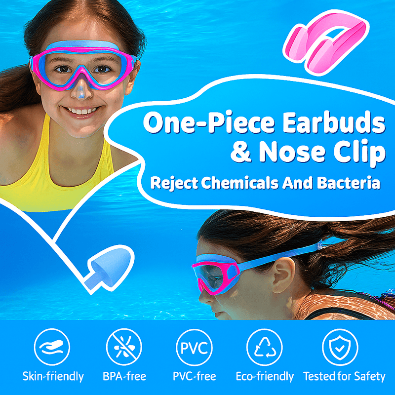 SplashyEyes™ Goggles: Comfort & Confidence para Nadar Sem Preocupações - Tá na Mão