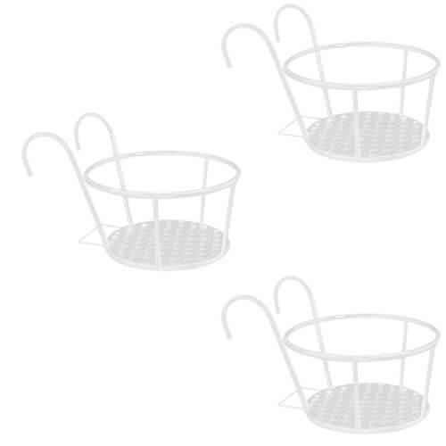 Suporte Cesto para Vasos Ferro Premium - Tá na Mão