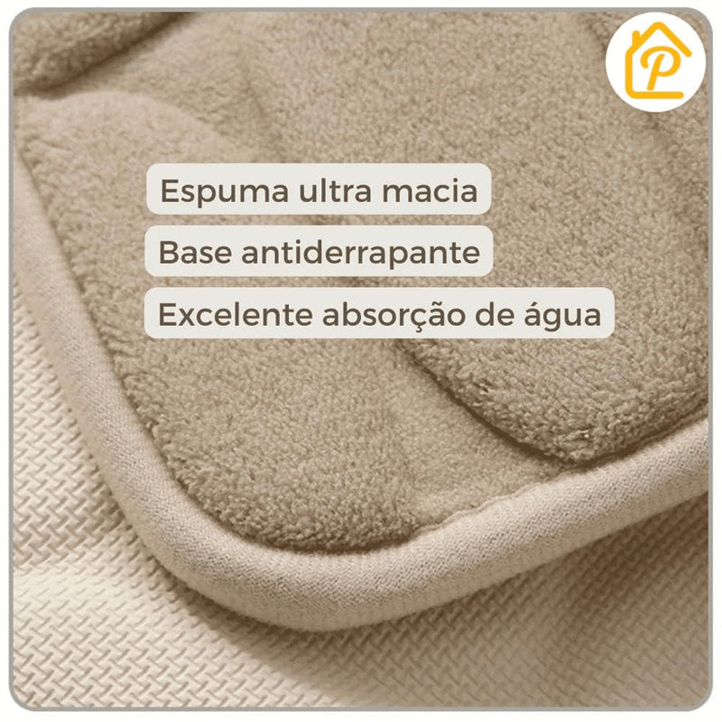 Tapete para Banheiro Antiderrapante Cloud™ - PAGUE 1 LEVE 2 - Tá na Mão