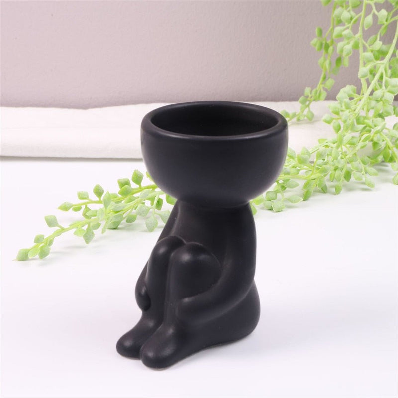 Vaso Decorativo de Cerâmica - Tá na Mão