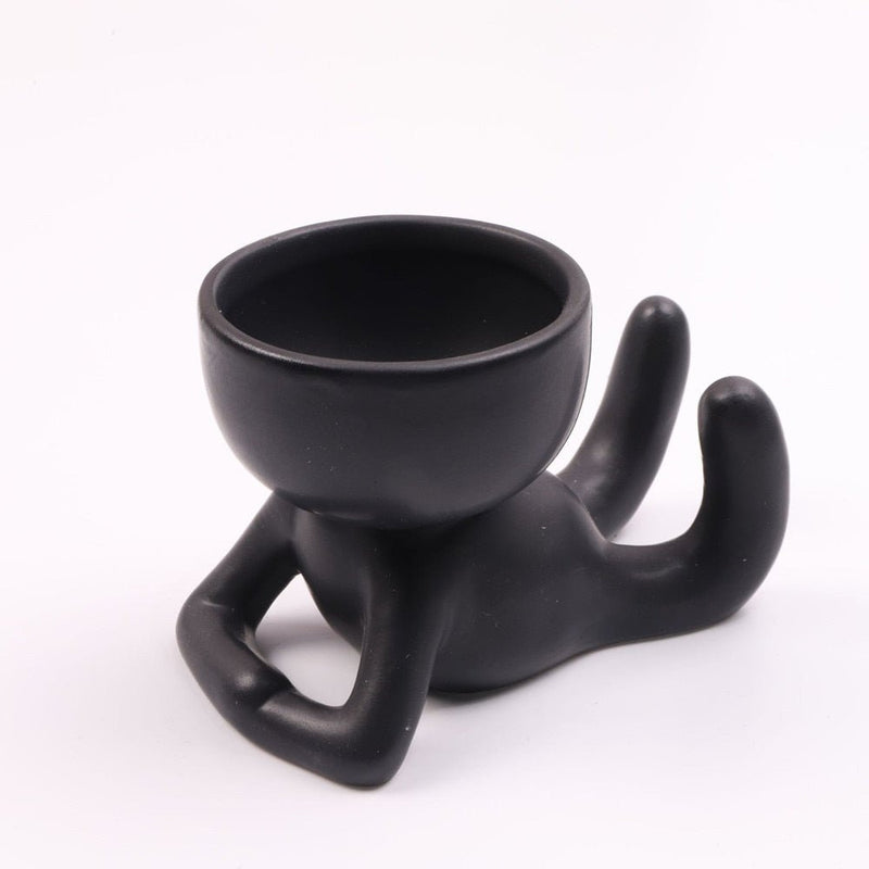 Vaso Decorativo de Cerâmica - Tá na Mão