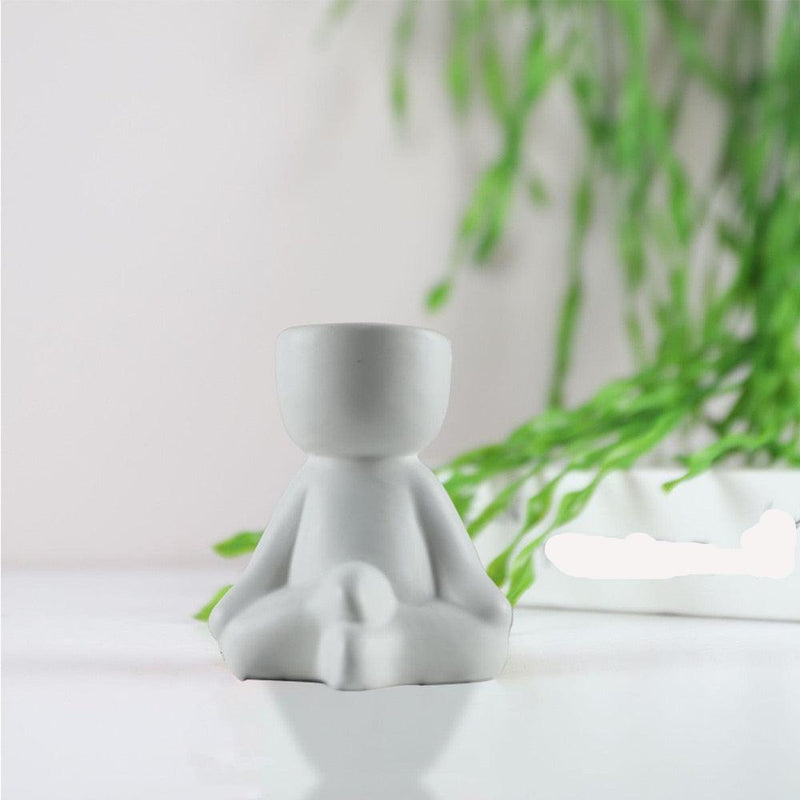 Vaso Decorativo de Cerâmica - Tá na Mão