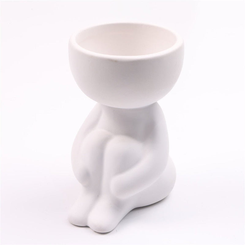 Vaso Decorativo de Cerâmica - Tá na Mão