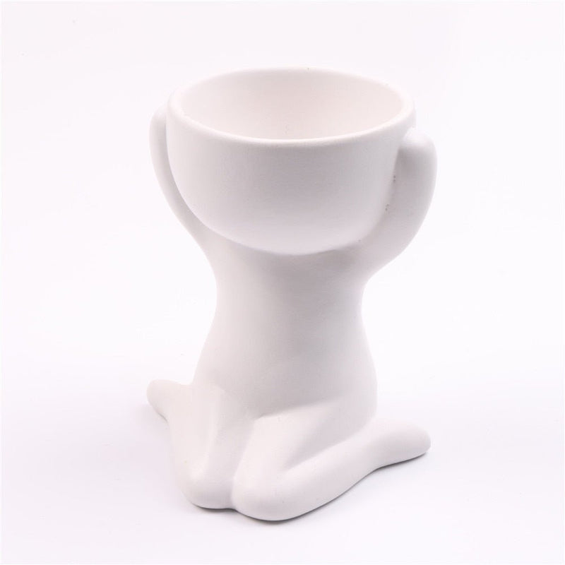 Vaso Decorativo de Cerâmica - Tá na Mão